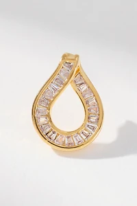 Maeve Baguette Crystal Post Earrings