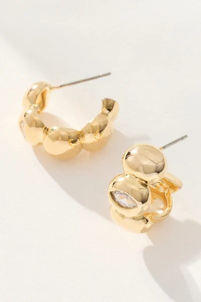 Mini Bubble Hoop Earrings