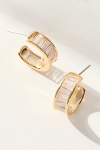 Baguette Huggie Earrings