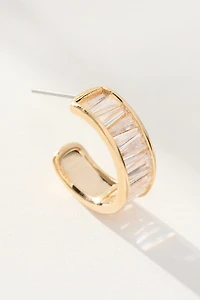 Baguette Huggie Earrings