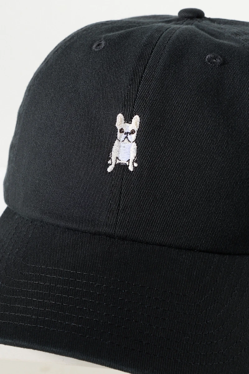 '47 Embroidered Dog Icon Baseball Cap