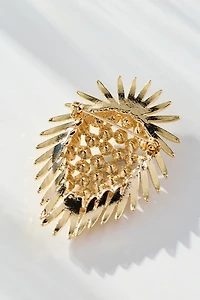 Fringed Crystal Brooch