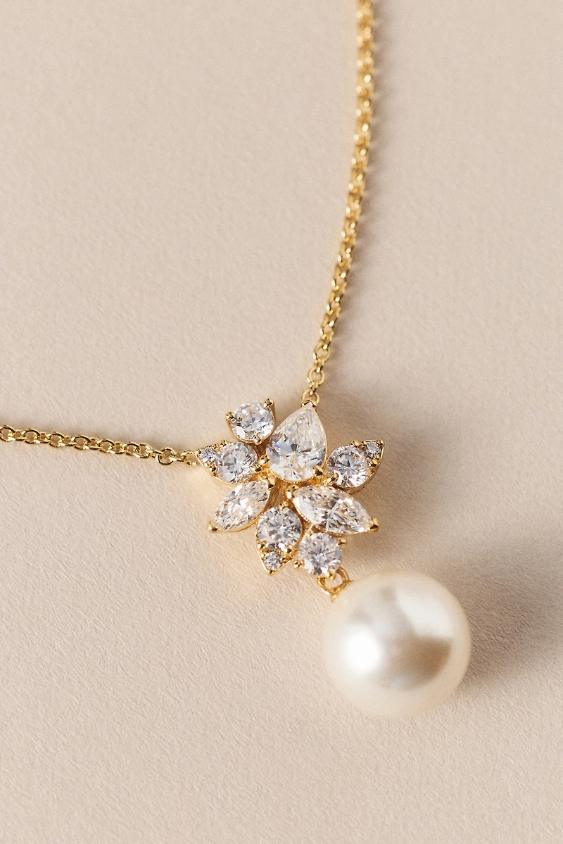 NADRI Chiara Pearl Drop Necklace