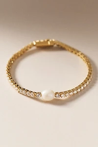 NADRI Blair Pearl Tennis Bracelet 