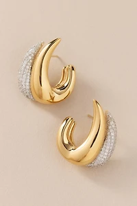 NADRI Bubble Hoop Earrings