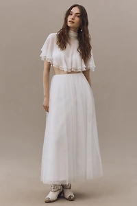 Geisha Designs High-Neck Layered Cape