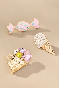 Sweet Treat Brooches, Set of 3