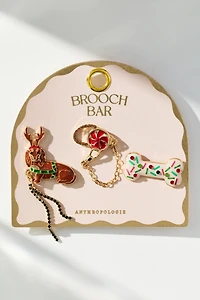 Animal Brooches, Set of 3