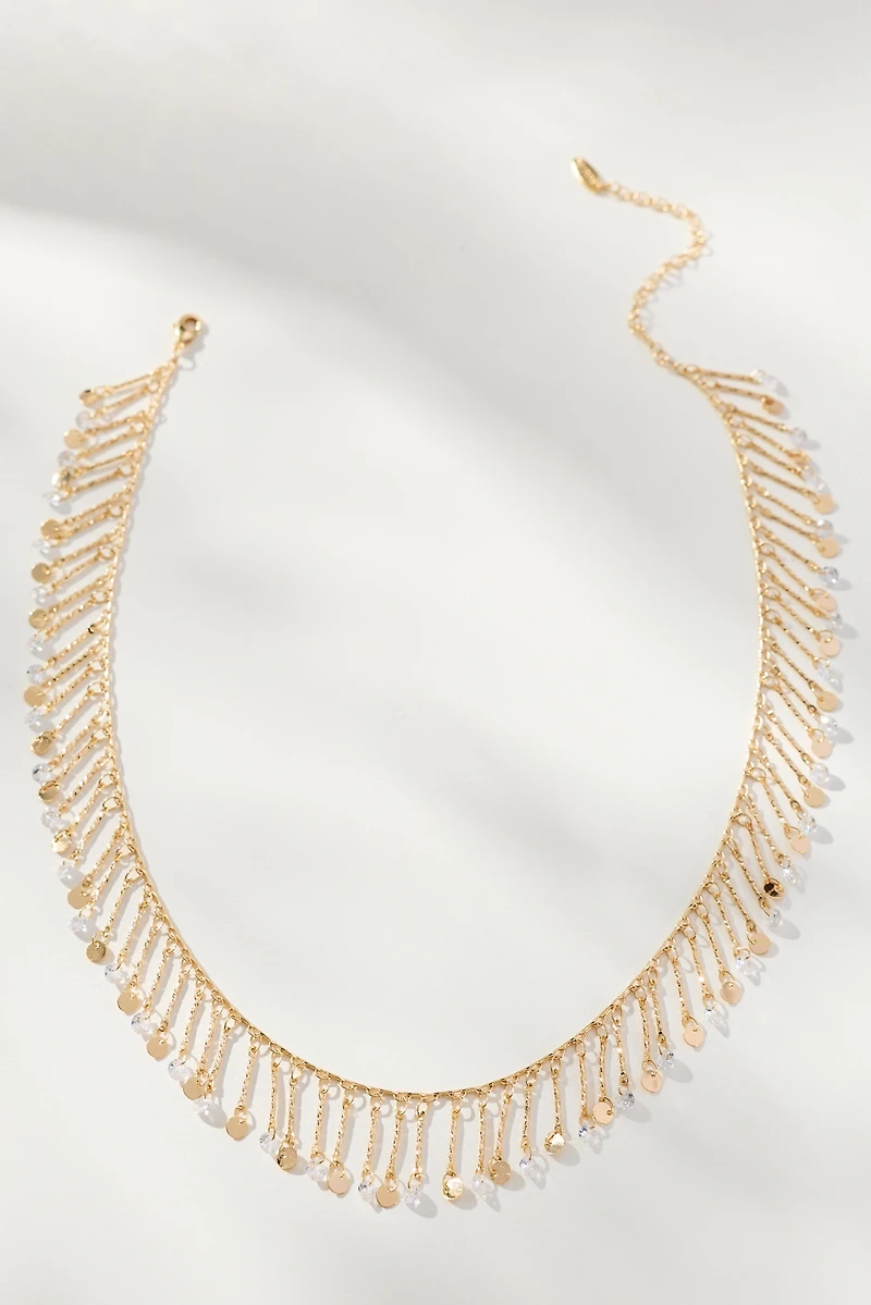Dripped Crystal Necklace