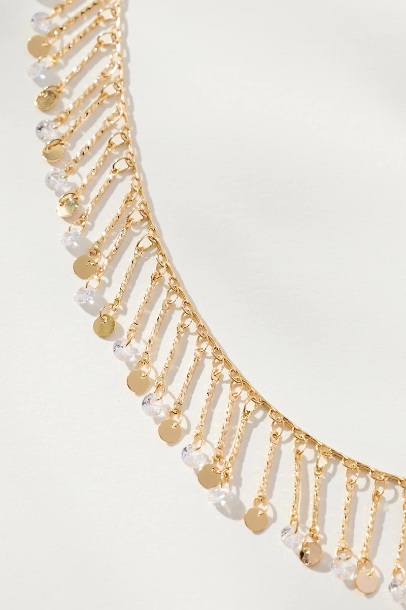 Dripped Crystal Necklace