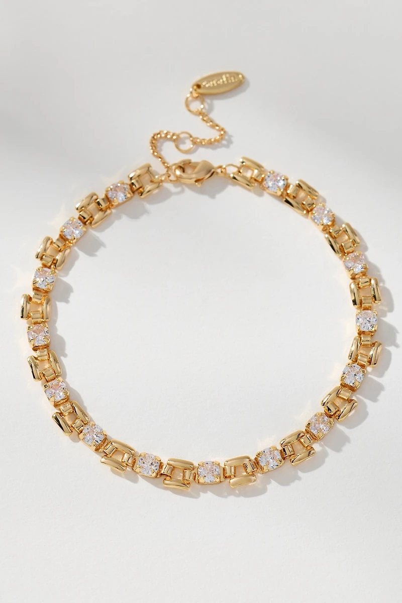 Crystal Chain Link Bracelet