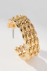 Link Track Hoop Earrings