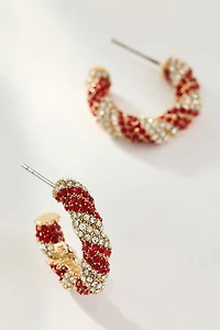 BaubleBar Mint Condition Huggie Hoop Earrings