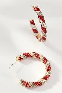 BaubleBar Mint Condition Hoop Earrings