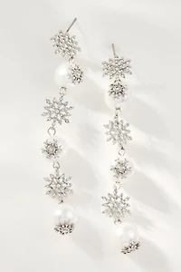 BaubleBar Snow and Behold Drop Earrings