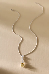 NADRI Soleil Crystal Y-Necklace