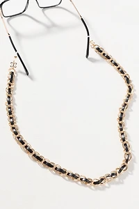 Faux-Leather Eyewear Chain