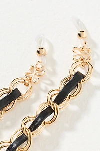 Faux-Leather Eyewear Chain