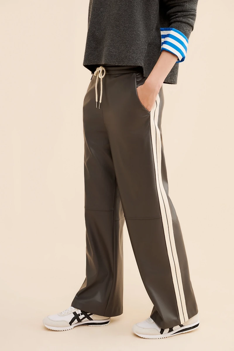 Mare Mare Vegan Leather Pull-On Pants