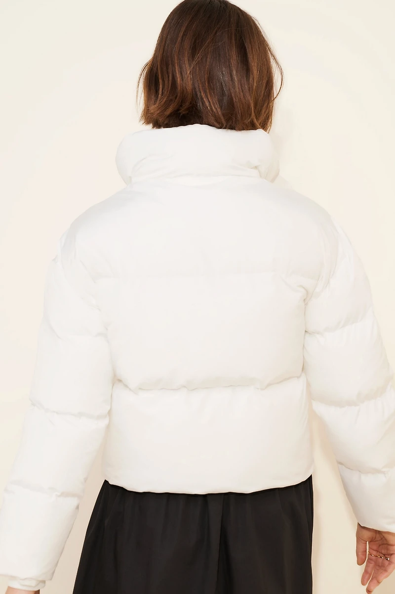Dot and Lu Wrapped With A Bow Puffer Jacket