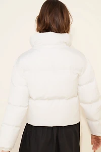 Dot and Lu Wrapped With A Bow Puffer Jacket