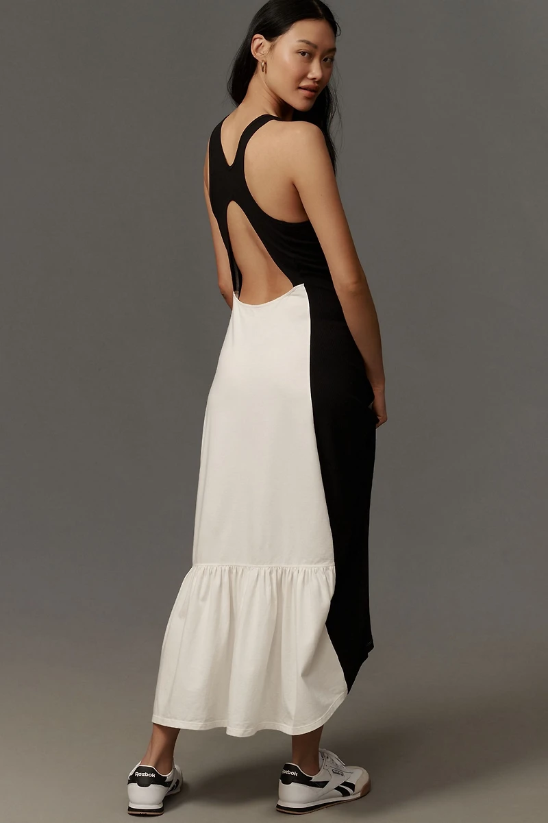 Daily Practice by Anthropologie Colorblock Racer Midi Dress