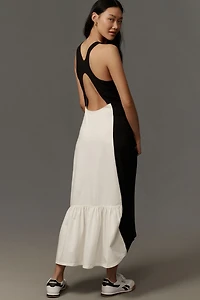 Daily Practice by Anthropologie Colorblock Racer Midi Dress
