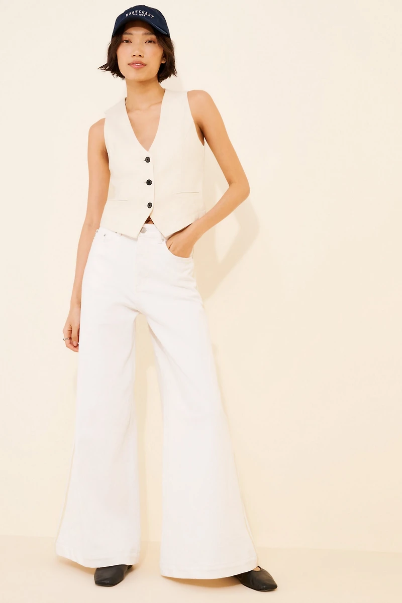 DL1961 Lucila Ultra Wide Leg High-Rise Jeans