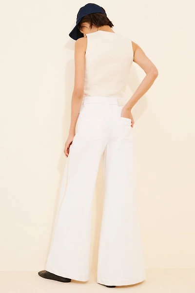 DL1961 Lucila Ultra Wide Leg High-Rise Jeans