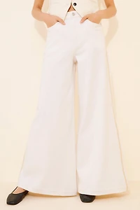DL1961 Lucila Ultra Wide Leg High-Rise Jeans