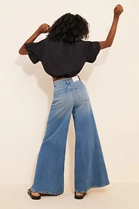 DL1961 Lucila Ultra Wide Leg High-Rise Jeans