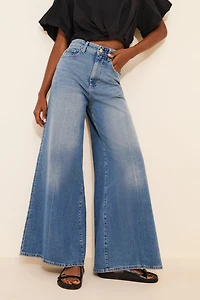 DL1961 Lucila Ultra Wide Leg High-Rise Jeans