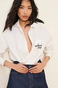 Scotch & Soda Embroidered Poplin Shirt