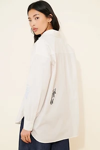 Scotch & Soda Embroidered Poplin Shirt