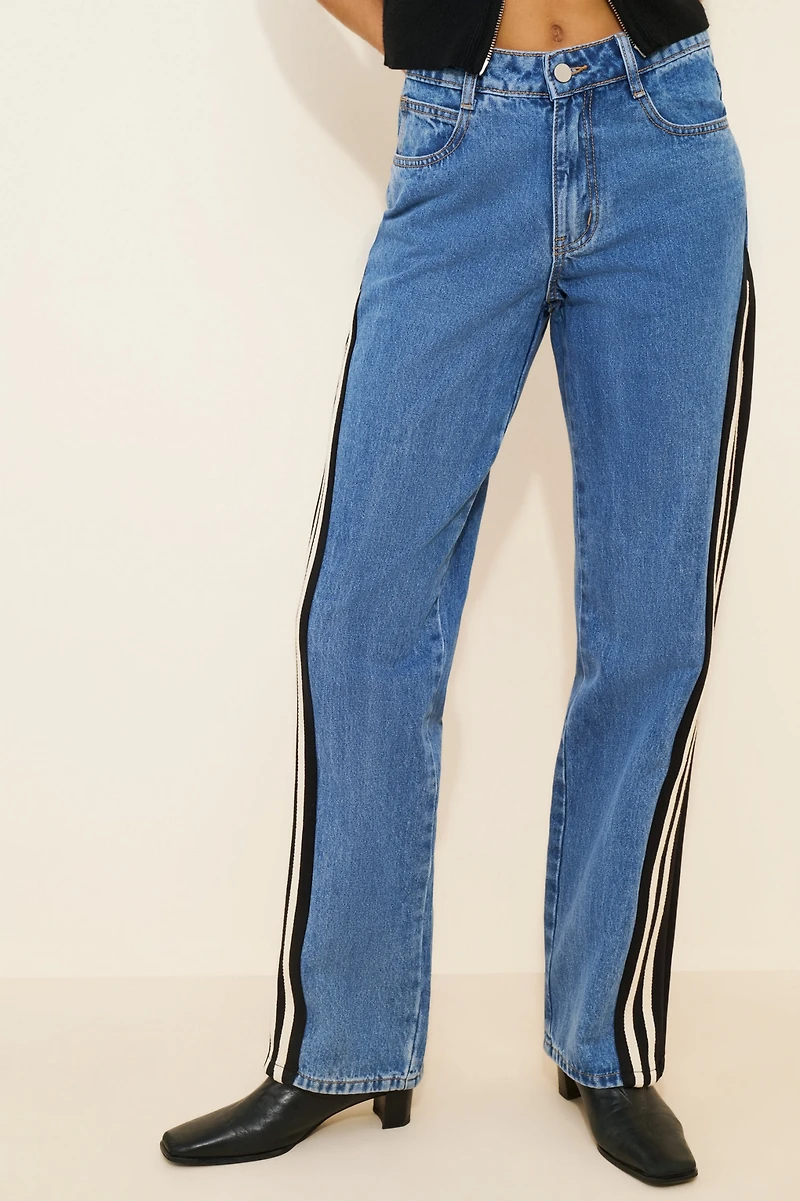 Dot and Lu Le Mans Wide Leg Jeans