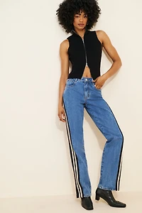Dot and Lu Le Mans Wide Leg Jeans