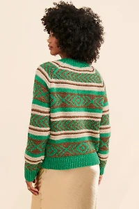 Scotch & Soda Metallic Long-Sleeve Sweater