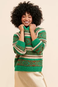 Scotch & Soda Metallic Long-Sleeve Sweater
