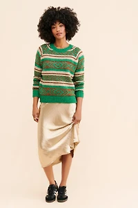 Scotch & Soda Metallic Long-Sleeve Sweater
