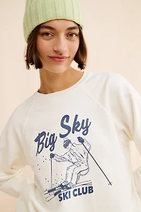 Original Retro Brand Big Sky Ski Club Sweatshirt