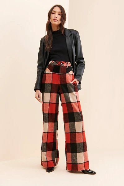 AFRM Willis Plaid Pants