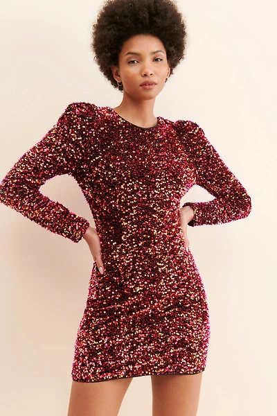 Adelyn Rae Gale Sequin Mini Dress