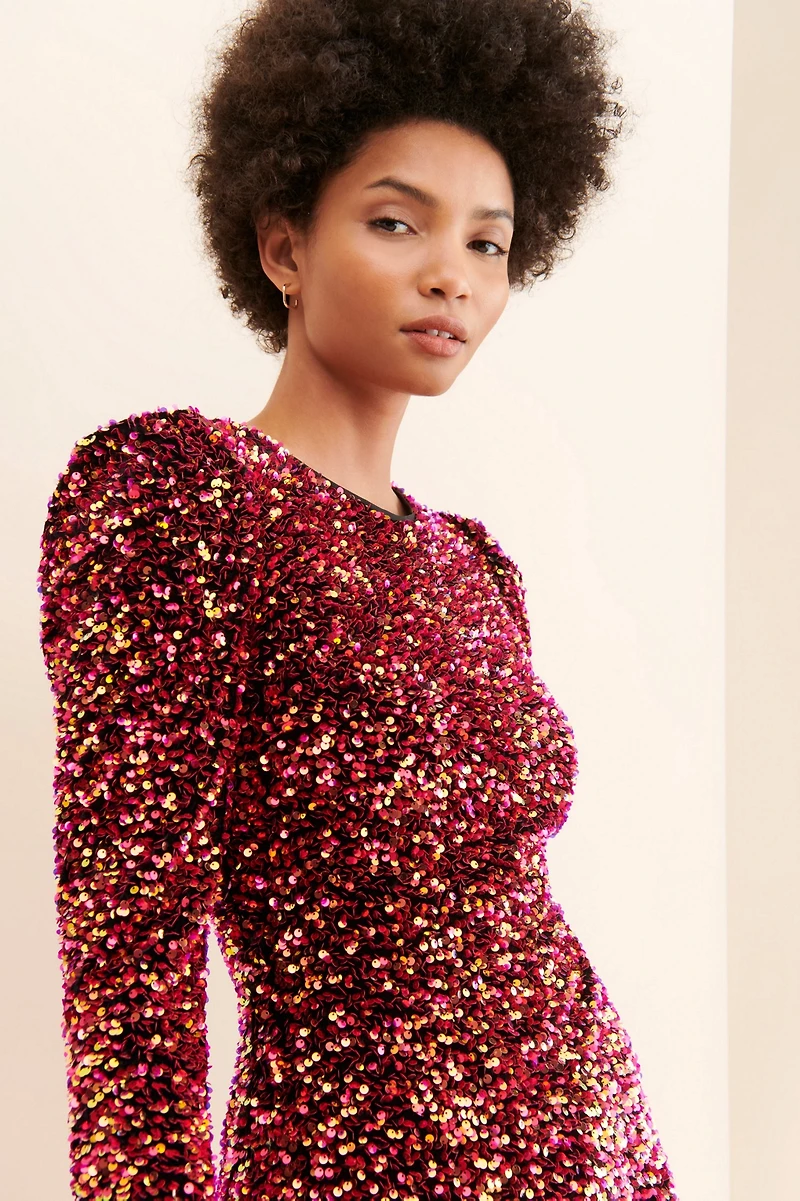 Adelyn Rae Gale Sequin Mini Dress