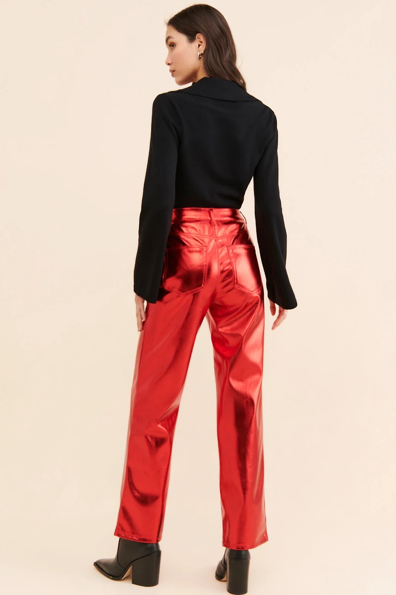 Nuuly x AFRM Bailyn Metallic Jeans