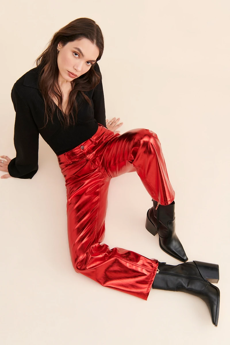 Nuuly x AFRM Bailyn Metallic Jeans
