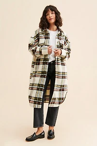 Noize Greta Plaid Shirt Jacket