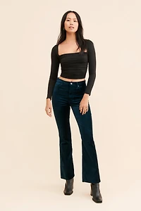 AGOLDE Nico Velvet Bootcut Jeans