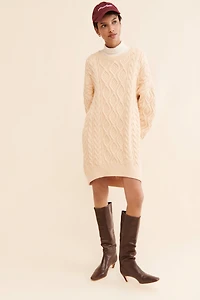Mare Mare Long-Sleeve Sweater Dress