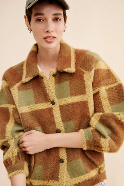 NVLT Eyelash Bomber Coatigan