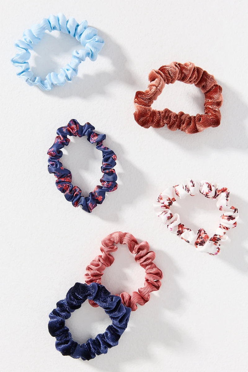 Assorted Hair Ties, Set of 6